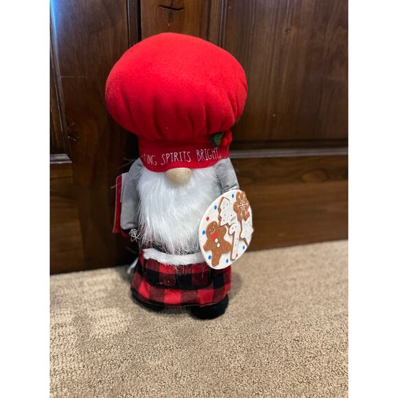 Rae Dunn Baking Spirits Bright Christmas Gnome- new without tags - Picture 1 of 4